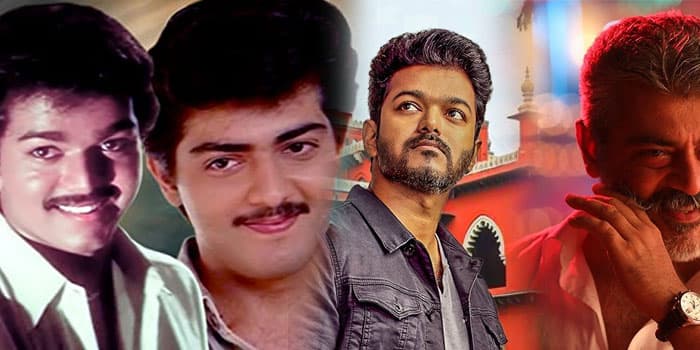 365 நாட்கள் ஓடி சாதனை.. விஜய், அஜித்தை உச்சத்திற்கு கொண்டு சென்ற 7 படங்கள்