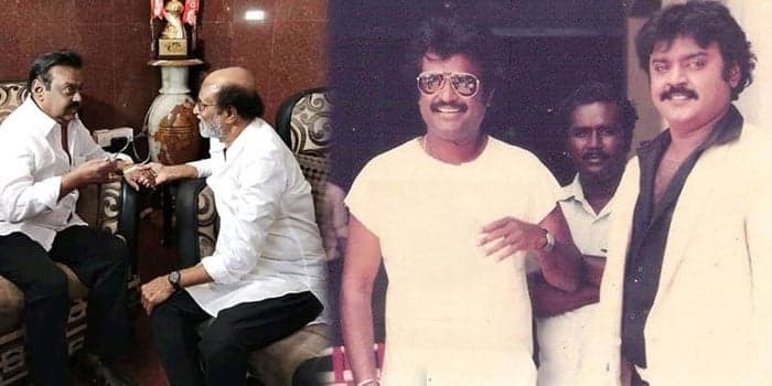 ரஜினி படத்தில் வில்லனாக நடிக்க இருந்த விஜயகாந்த்.. நண்பரால் திசைமாறிய வாழ்க்கை