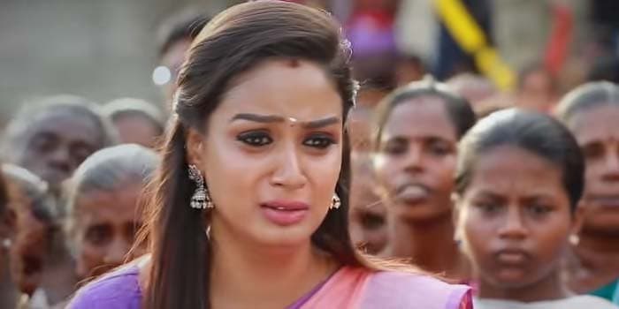 குடும்ப மானம் கப்பல் ஏறுதே.. கமிஷனர் ஆபீஸில் கதறி துடித்த சந்தியா