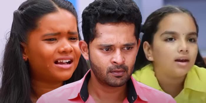 மண்டியிட்ட பாரதி.. வெளுத்து வாங்கும் கண்ணம்மாவின் மகள்