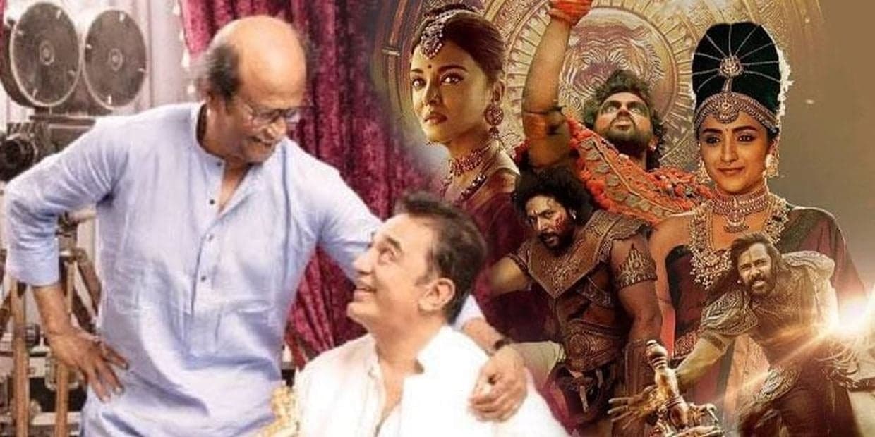 18 வருடத்திற்கு பின் திரையில் மோதிக் கொள்ளும் ரஜினி, கமல்.. பொன்னியின் செல்வனால் ஏற்பட்ட மோதல்