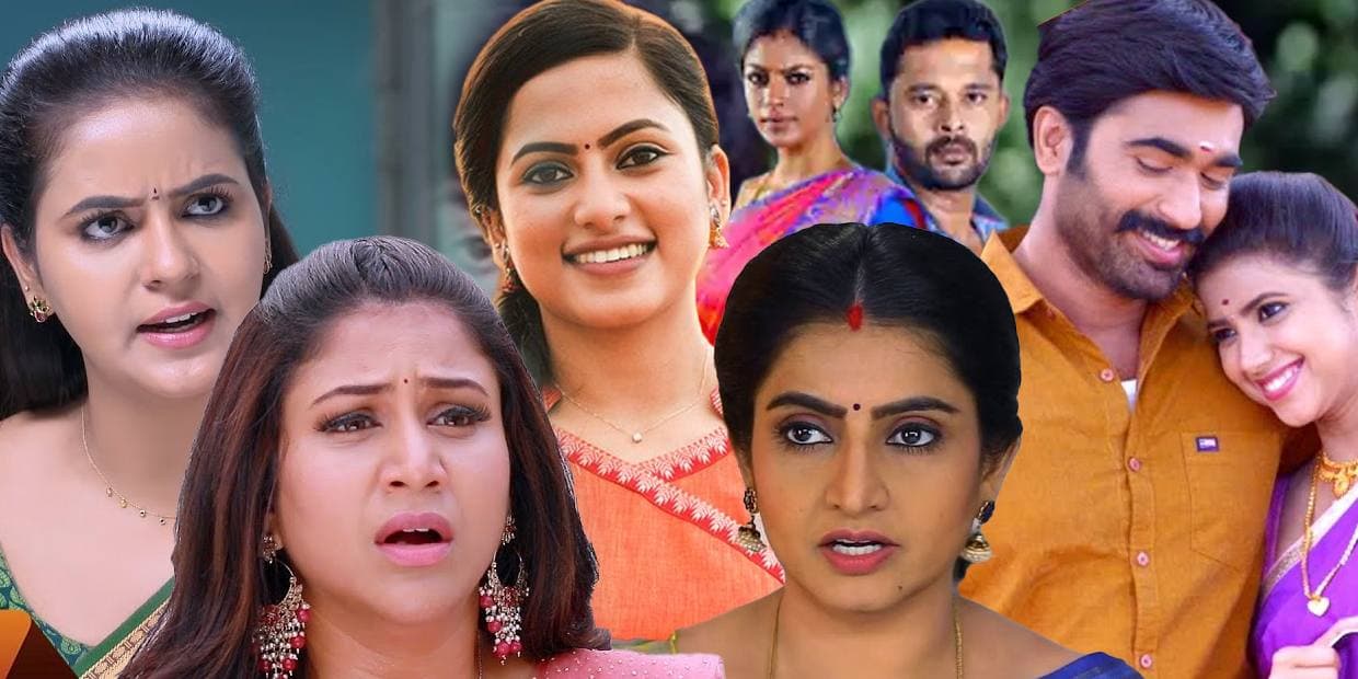 டிஆர்பி லிஸ்டில் இடம் பிடித்த டாப் 10 சீரியல்கள்.. அசுர வேகத்தை காட்டும் எதிர்நீச்சல்