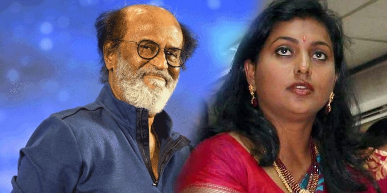 ரஜினியால் படாதபாடு படும் ரோஜா.. பொது இடத்தில் முத்தமிட்டதால் கிளம்பிய அடுத்த சர்ச்சை