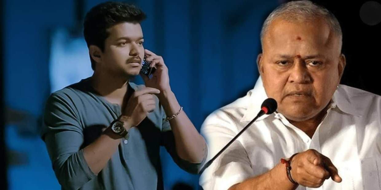 அடுத்த வாட்டி வரும்போது குடிக்காம வாங்க.. ராதாரவியை அவமானப்படுத்திய விஜய்யின் போன் கால்