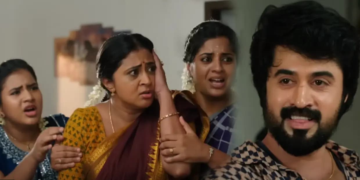 என்ன திமிரு, ஆம்பளைய கைநீட்டி அடிக்கிற.. ஈஸ்வரி கன்னத்தை பழுக்க வைத்து குளிர் காய்ந்த கதிர்
