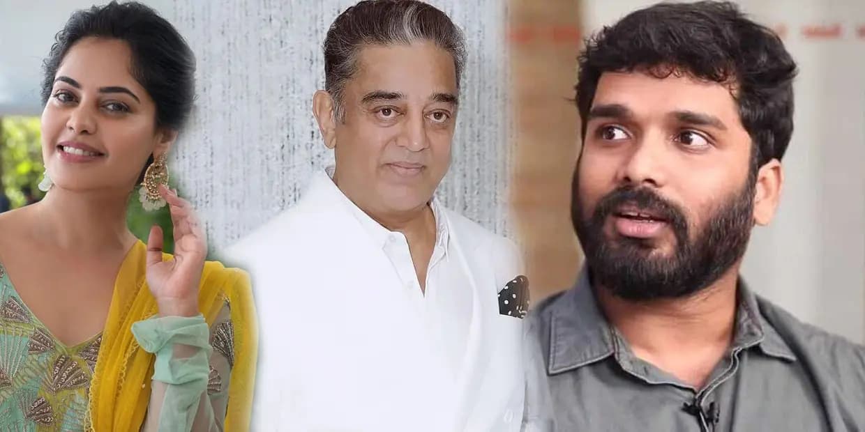 ஜிப்பு போட மறந்ததெல்லாம் ஒரு குத்தமா.? கமலுடன் பிந்து மாதவி புகைப்படத்தை வறுத்தெடுக்கும் பிரதீப் ஆர்மி