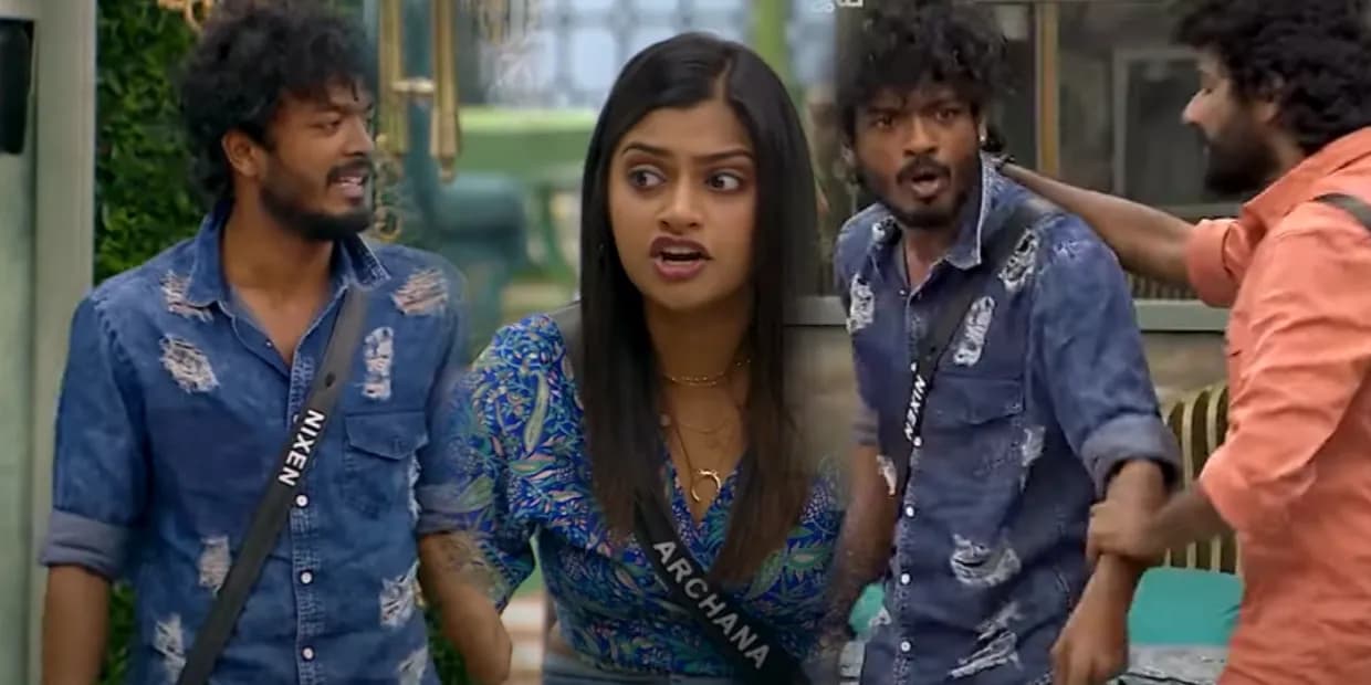 அர்ச்சனாவை மரியாதை இல்லாமல் பேசி, தாக்க முயன்ற நிக்சன்.. எல்லை மீறும் பிக் பாஸ் வீடு