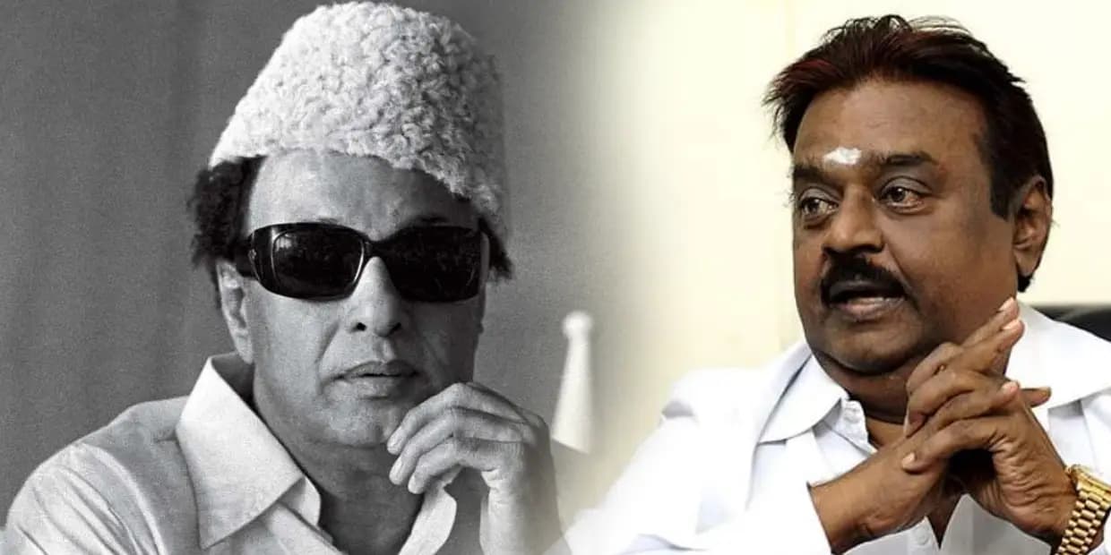 எம்ஜிஆரை விட அதிக தாக்கத்தை ஏற்படுத்திய கேப்டனின் இறப்பு.. தானாகவே களத்தில் இறங்கிய 5 பிரபலங்கள்