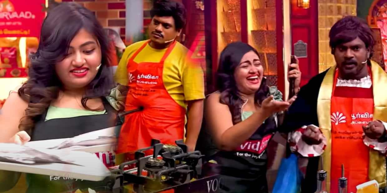 CWC5: குக் வித் கோமாளி TRP-க்காக என் ஆள் மேல கை வைப்பீங்களா?. செம டென்ஷன் ஆன மஞ்சள் வீரன்