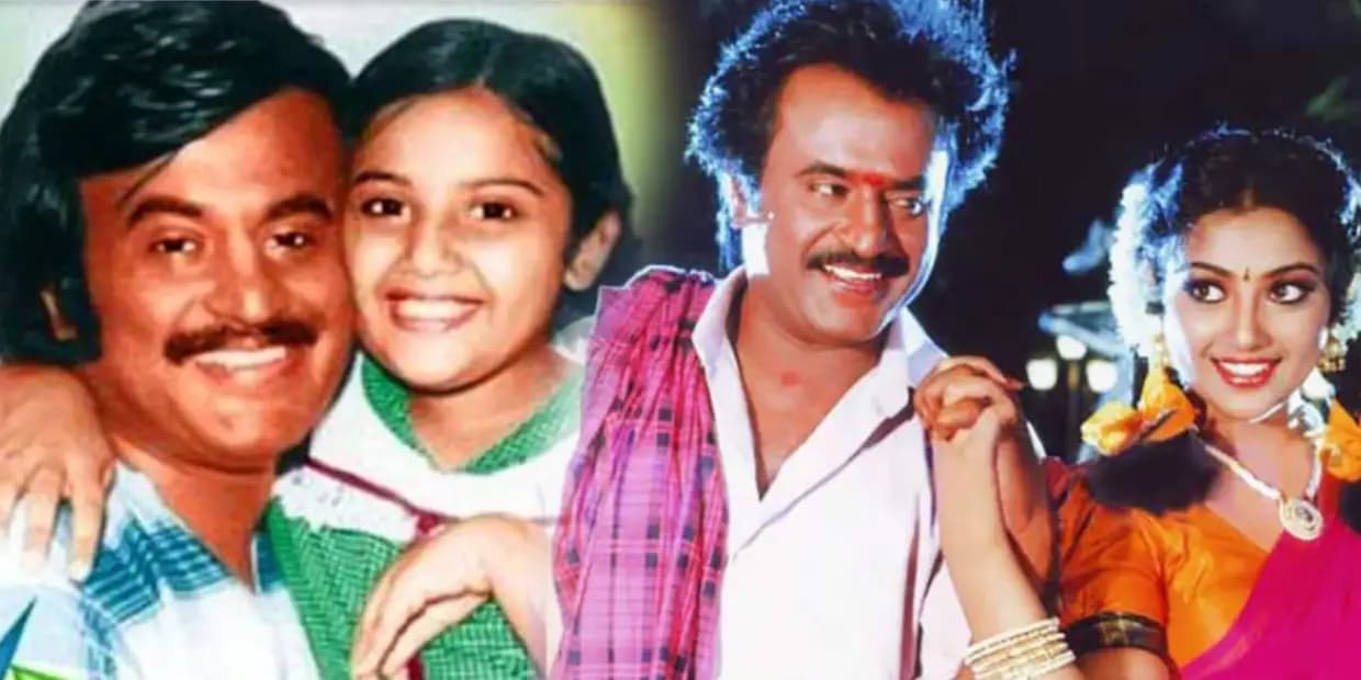 கண்ணுக்கு தெரிஞ்சது அன்புள்ள ரஜினிகாந்த் மட்டும்தான்.. 6 ஹீரோக்களுடன் குழந்தையாக நடித்த மீனா