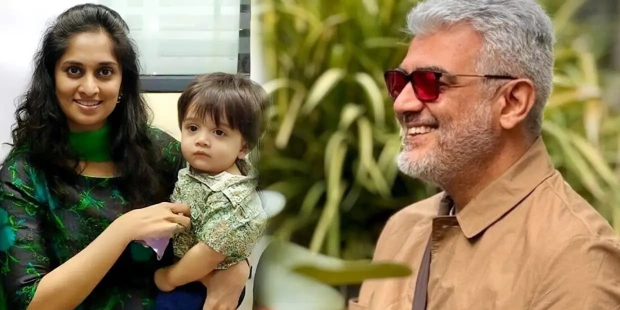 வாழ்க்கையே வாழ தானே, உலகத்தை சுற்றும் அஜித்தின் குடும்ப புகைப்படம்.. மரண மாஸ் லுக்கில் AK