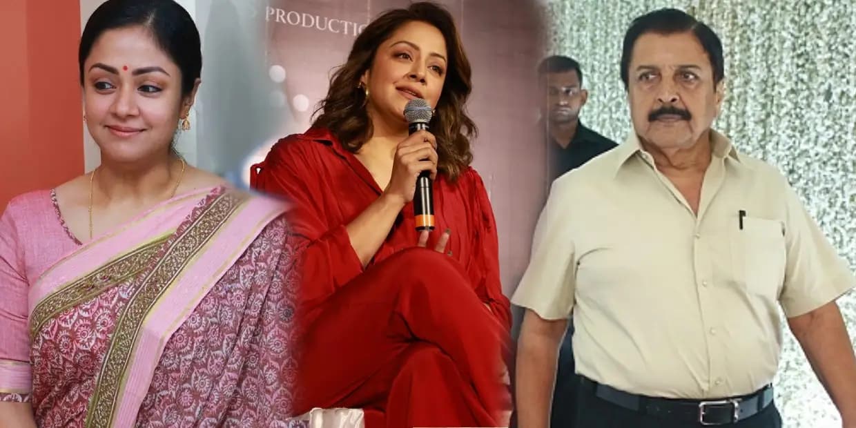 விருது விழாவிற்கு அரைகுறை ட்ரெஸ்ஸில் போன ஜோதிகா.. தலையில் அடித்துக் கொண்ட மார்க்கண்டேயன் சிவக்குமார்