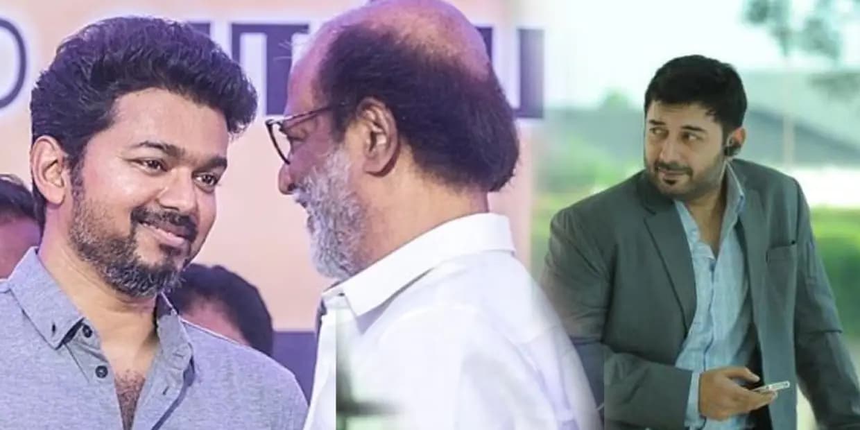 என் பையனுக்கு ஒரு நியாயமா, ஊரான் பையனுக்கு ஒரு நியாயமா.. ரஜினி, விஜய்க்கு மண்டையில் கொட்டு வச்ச அரவிந்த்சாமி