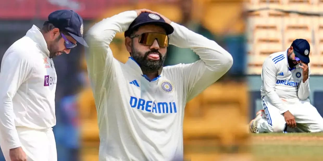 55 ஆண்டுகளில் மோசமான தோல்வி.. முடிவுக்கு வரும் ரோஹித் சர்மாவின் கேப்டன்சி? ரசிகர்கள் வேதனை