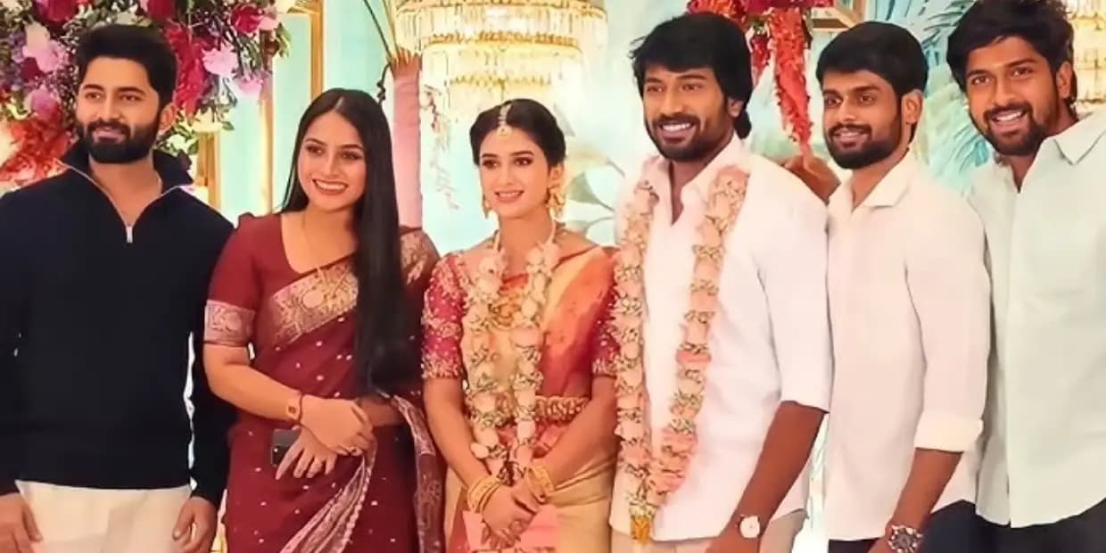 வைஷ்ணவியுடன் சங்கீத் ஃபங்ஷனை கொண்டாடும் வெற்றி வசந்த்.. இணையத்தில் வைரலாகும் புகைப்படங்கள்