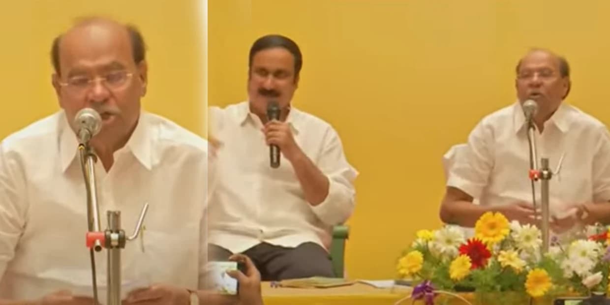 வெளிய போ, பொதுக்குழுவில் மோதிக் கொண்ட ராமதாஸ்-அன்புமணி.. பேரனுக்காக மகனை எதிர்க்கிறாரா?
