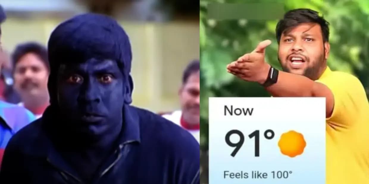 இன்னும் கொழுத்தவே ஆரம்பிக்கல.. சாம்பிளுக்கே சாம்பல் ஆயிடுவானுங்க போல, என்னா வெயிலு, மீம்ஸ்