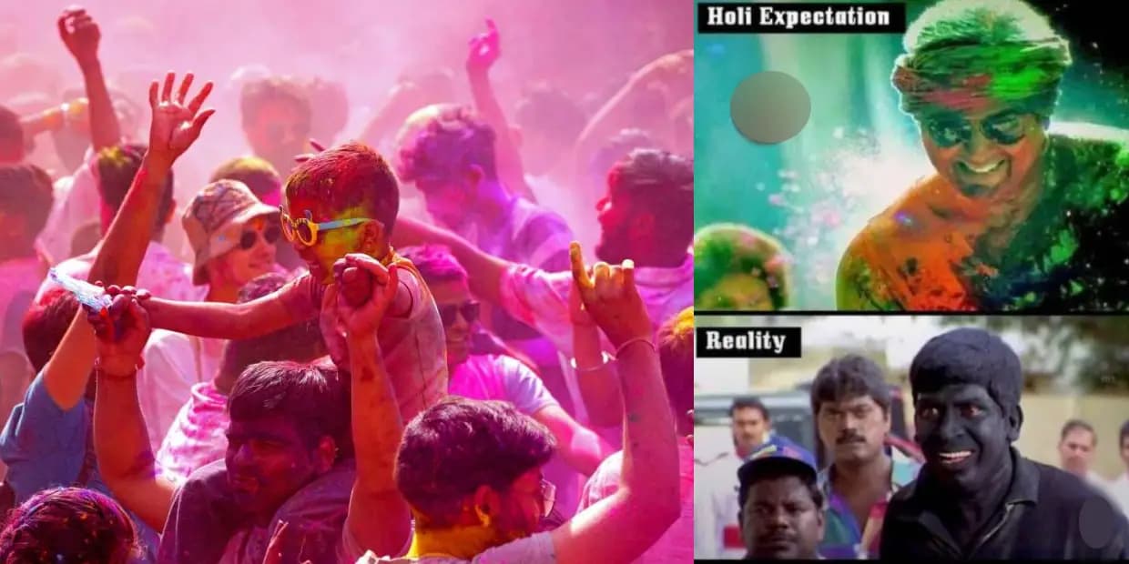 எங்கடா கூட்டமா கிளம்பிட்டீங்க.. ஹோலி பண்டிகைக்கு ஊருக்கு போறோம் அதுக்குள்ள உங்க ஆளுங்களுக்கு வேல போட்டு குடுத்துறாதீங்க, மீம்ஸ்