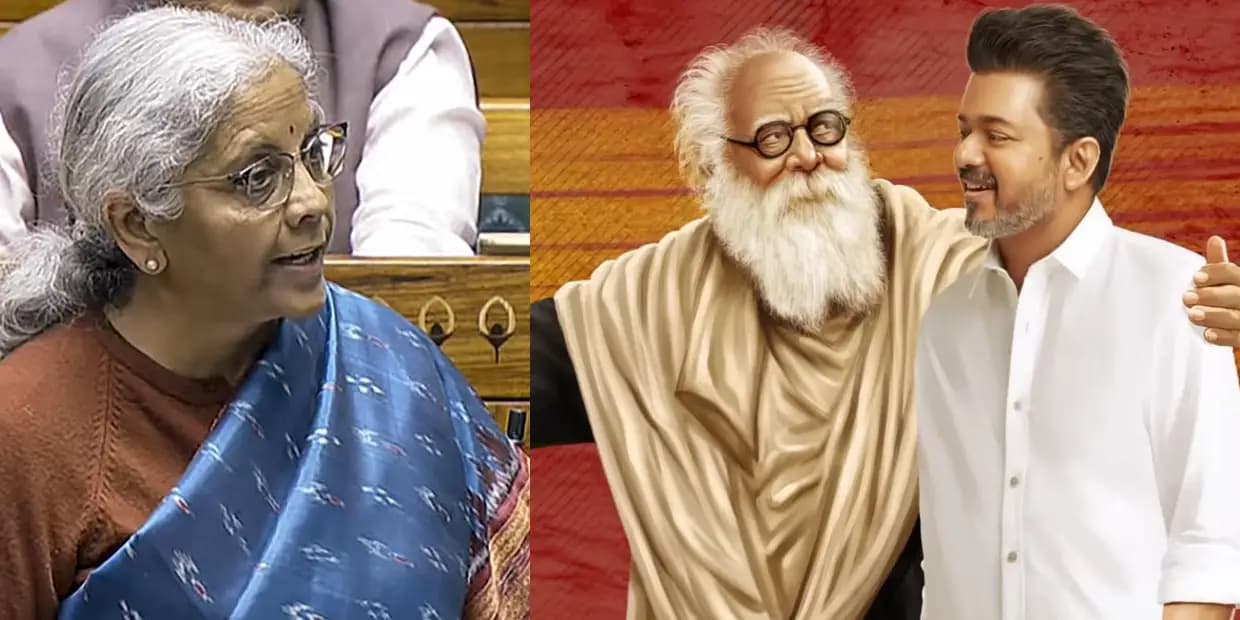 பெரியார் யார் தெரியுமா.? நிதி அமைச்சருக்கு TVK தலைவர் கொடுத்த பதிலடி