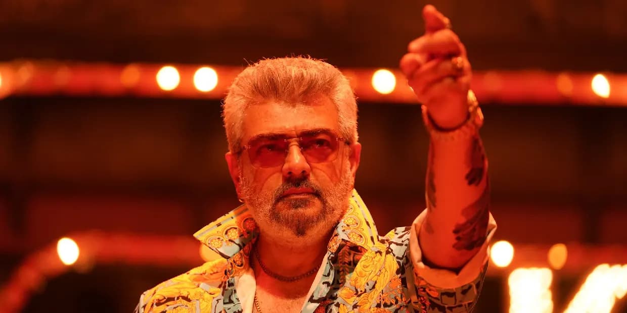 குட் பேட் அக்லியில் இருந்து வெளியான புகைப்படங்கள்.. மாஸ் காட்டும் அஜித்