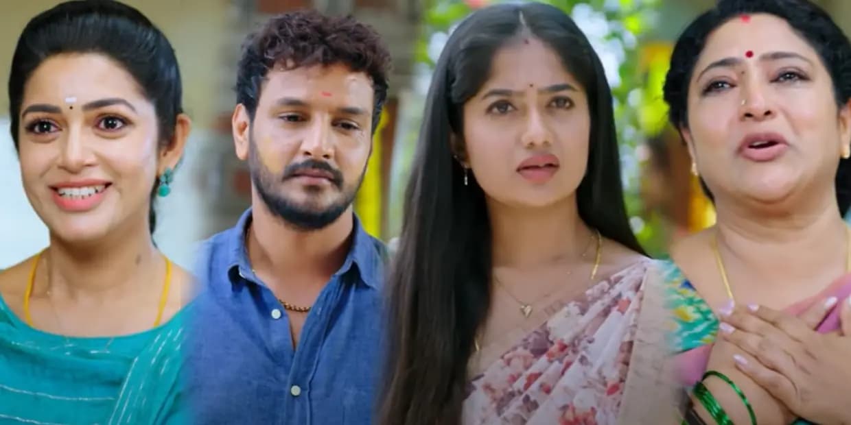 கெட்டி மேளம் சீரியலில் வெற்றிக்கு சாபத்தை கொடுத்த துளசி குடும்பம்.. அஞ்சலிக்கு வரும் ஆபத்து