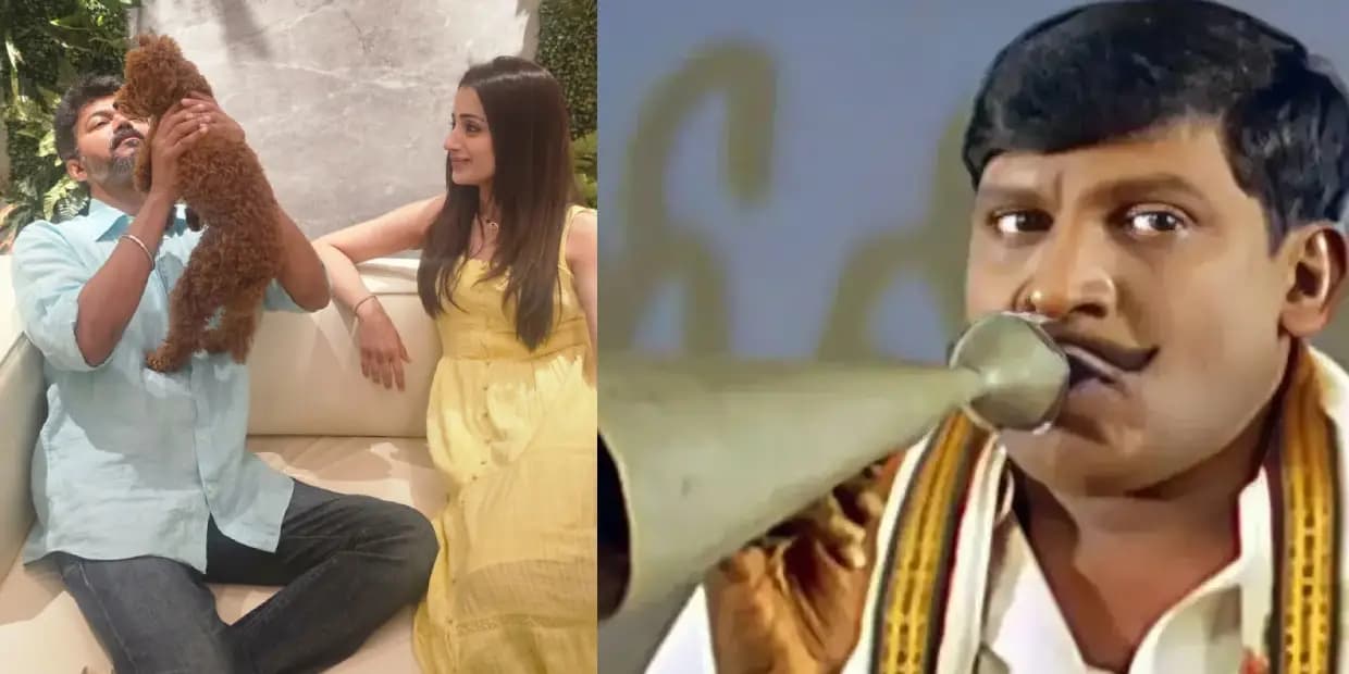 ஓடியாங்க திரிஷா விஜய்யோட எடுத்த போட்டோ போட்டுருக்கு.. ஒரிஜினல் ரங்கராய சக்திவேல், ட்ரெண்டிங் மீம்ஸ்