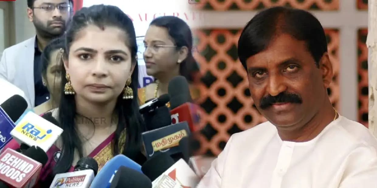 வைரமுத்து பேர கேட்ட உடனே உச்சகட்ட கடுப்பான சின்மயி.. நீங்களும் ஒரு லேடி தானே?