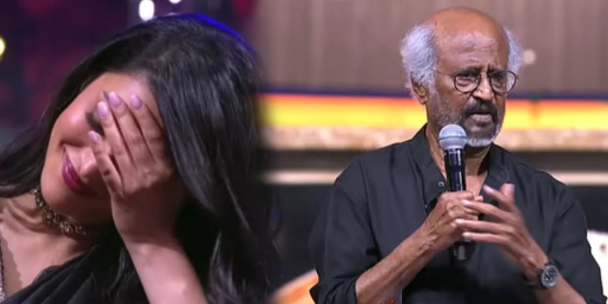 தேவையில்லாமல் வாய் விட்ட ரஜினி, தலையில் அடித்து கொண்ட சுருதி.. சர்ச்சையை கிளப்பிய கூலி இசை வெளியீட்டு விழா