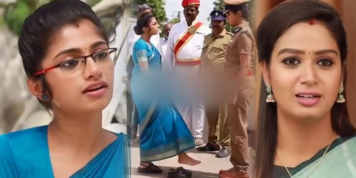 கலெக்டர் அர்ச்சனாவுக்கு செருப்பு மாட்டிவிடும் சந்தியா.. ஐபிஎஸ் ஆவதற்கு ஆப்பு வைத்த மாமியார்