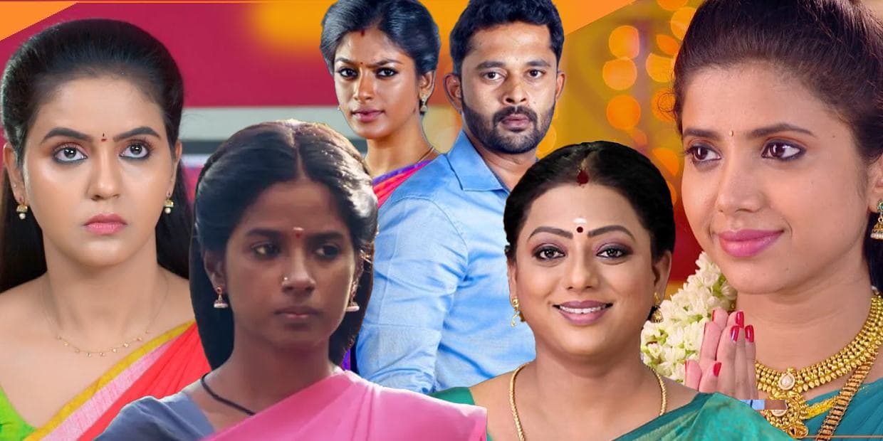 டிஆர்பி-யில் விஜய் டிவிக்கு தண்ணி காட்டும் சன் டிவி.. கிளைமாக்ஸ் காட்சியை வைத்து முன்னேறிய பாரதிகண்ணம்மா