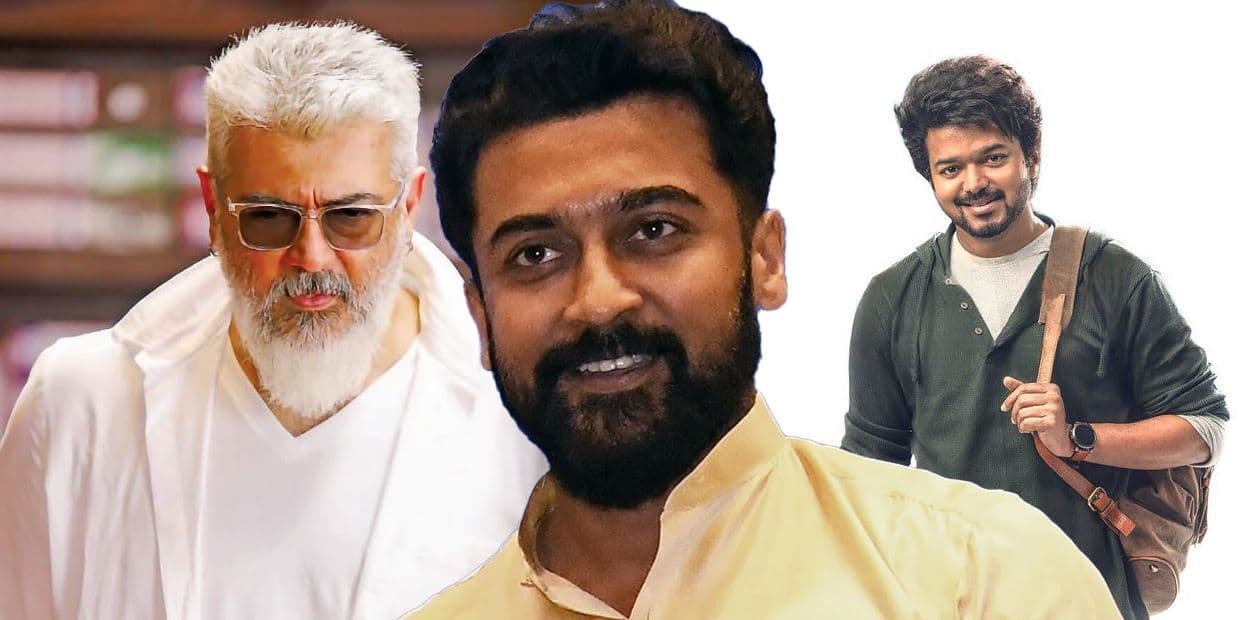 அந்த ஒரு விஷயத்தில் சூர்யாவை அடிச்சுக்க ஆளே இல்ல.. அடுத்து உடைய போகும் அஜித், விஜய்யின் மார்க்கெட்