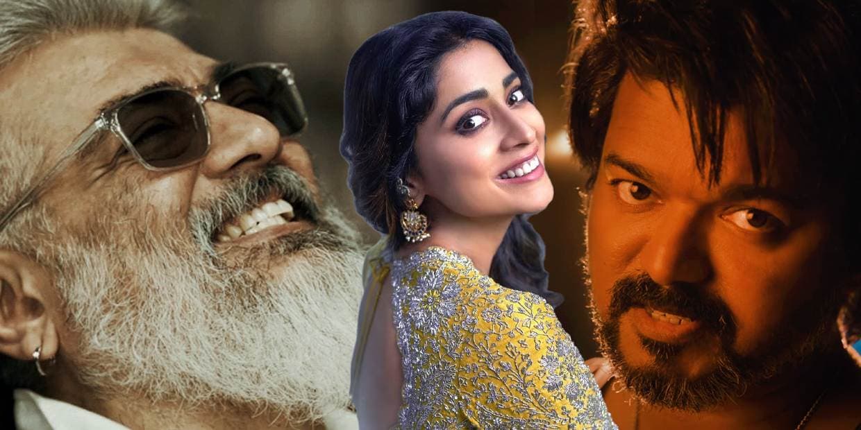 விஜய்யுடன் நடித்து அஜித்துடன் நடிக்க முடியாமல் போன 5 நடிகைகள்.. இனிமே ஒன்னும் பண்ண முடியாது ஸ்ரேயா!