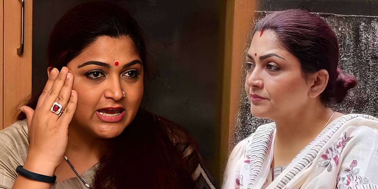 உங்களுக்கு வந்தா மட்டும் ரத்தமா.? தவறாக விமர்சித்தவரின் வீட்டுப் பெண்களை வம்புக்கிழுத்த குஷ்பூ
