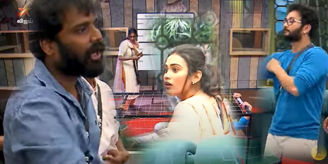 மீண்டும் கலவரமான பிக் பாஸ் வீடு.. சைக்கோவுடன் முட்டி மோதிய விஷ்ணு, அடுத்த ரெட் கார்டு ரெடி