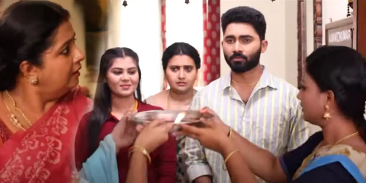புகுந்த வீட்டிற்குள் காலடி எடுத்து வைத்த ஸ்ருதி.. முதல் நாளே மாமியாரை அலற விட்ட மருமகள்