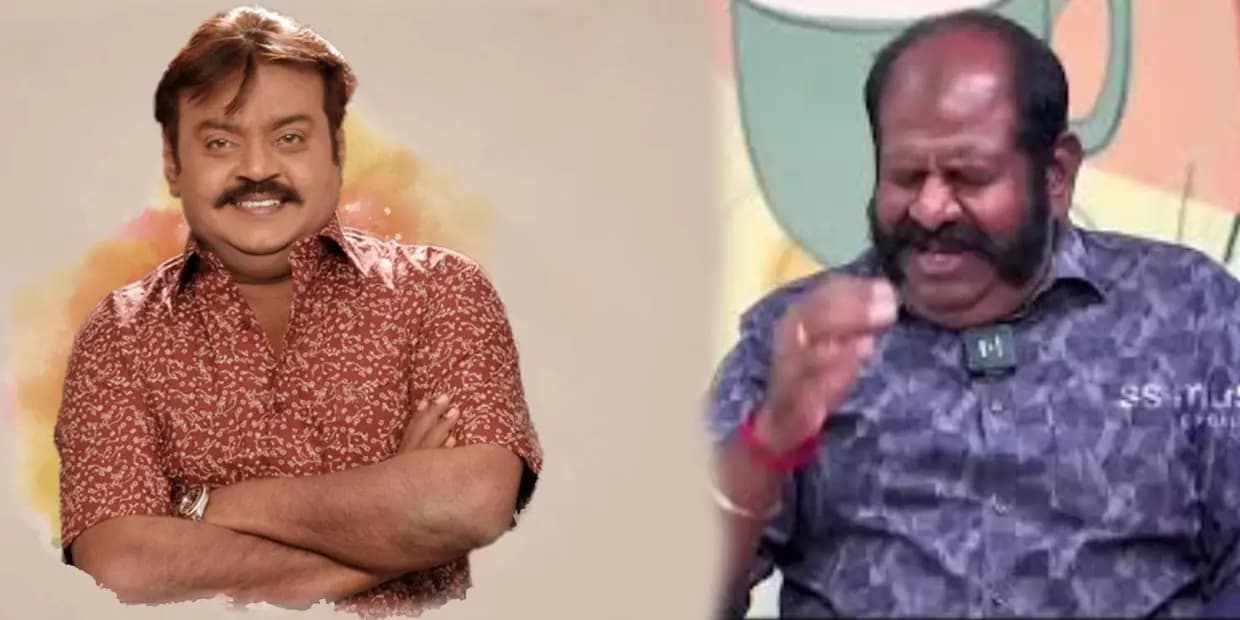 விஜயகாந்த் வாழ்க்கை கொடுத்த 6 வில்லன்கள்.. மீசைக்கு பேர் போன ராஜேந்திரன்