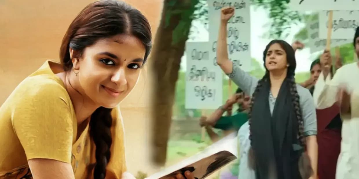 ஒன்றிய அரசை மறைமுகமாக வெளுத்து வாங்கிய ரகு தாத்தா டீசர்.. கீர்த்தி சுரேஷ் ஆல் வெடிக்கும் புரட்சி