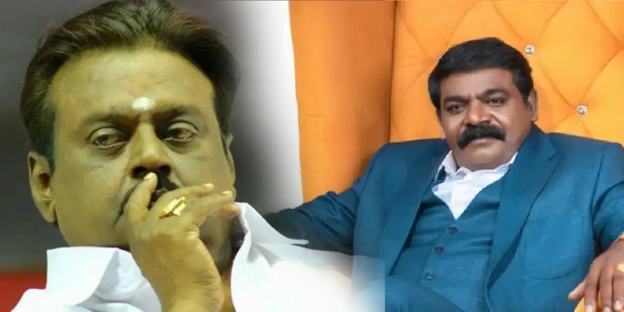 என்ன கொடுமடா இது! விஜயகாந்துன்னு சொல்லிட்டு இமான் அண்ணாச்சி உருவத்தில் திறந்த சிலை