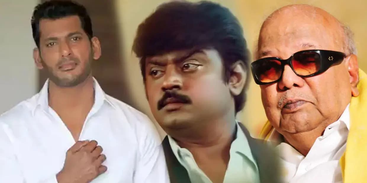 கலைஞர், கேப்டன் ஆன்மா சும்மாவே விடாது.. கிழிந்த விஷாலின் முகமூடி
