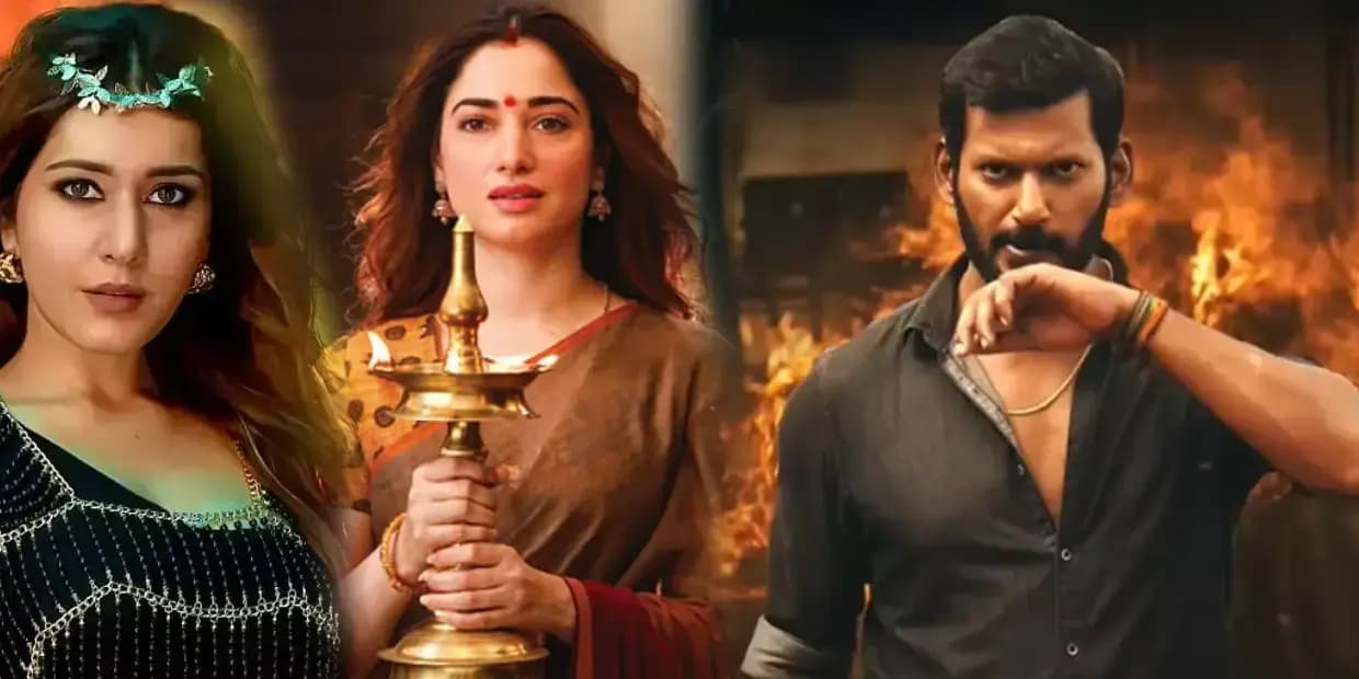 விஷாலை பார்த்து பயந்து ஓடிய அரண்மனை 4.. தமன்னா, ராஷி கண்ணாவின் தரிசனம் எப்ப தெரியுமா.?