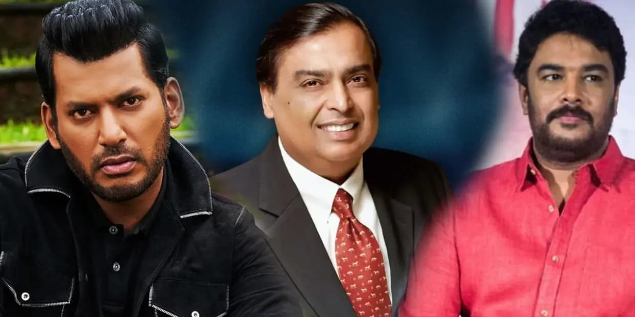 அம்பானிக்கு கோவில் கட்ட தயாராகும் உள்ளூர் துப்பறியும் விஞ்ஞானி விஷால்.. டபுள் ஹேப்பி மூடில் சுந்தர் சி