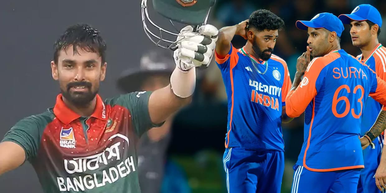 இந்திய அணியை விட நாங்கள் கெத்து .. குளிர்விட்டு போனதால் கத்துகக்குட்டிகளை மிரட்டும் லிட்டன்