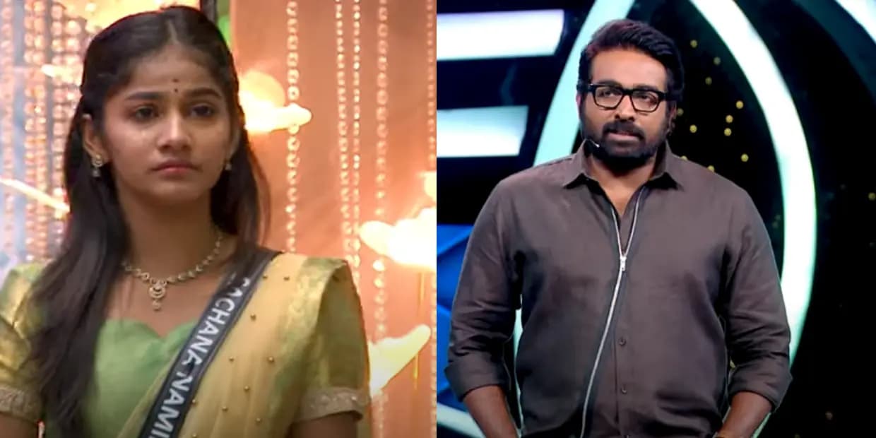 இப்பதான் மனசுல இருக்க பாரமே குறைஞ்சிருக்கு.. சாச்சனாவை வெளுத்து விட்ட VJS, விசில் பறந்த பிக்பாஸ் மேடை