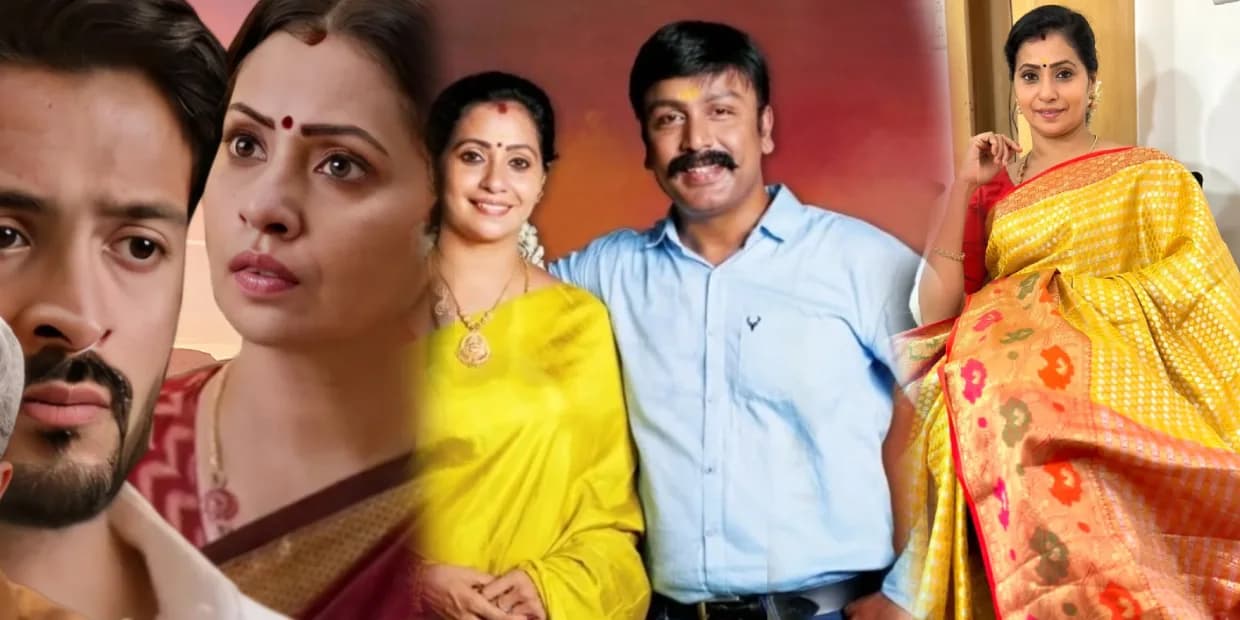 சரவணன் மீனாட்சி டூ சிங்கப்பெண்ணே, யங் மாமியார்.. நேத்ரனின் காதல் மனைவி தீபா நேத்ரன்