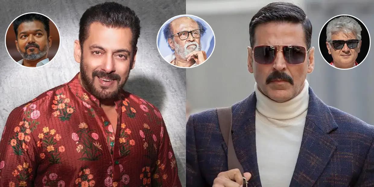 இந்தியளவில் 100 கோடி வசூலை அதிகமாக தொட்டுப் பார்த்த 9 ஹீரோக்கள்.. ரஜினி, விஜய், அஜித்துக்கு எத்தனாவது இடம்?