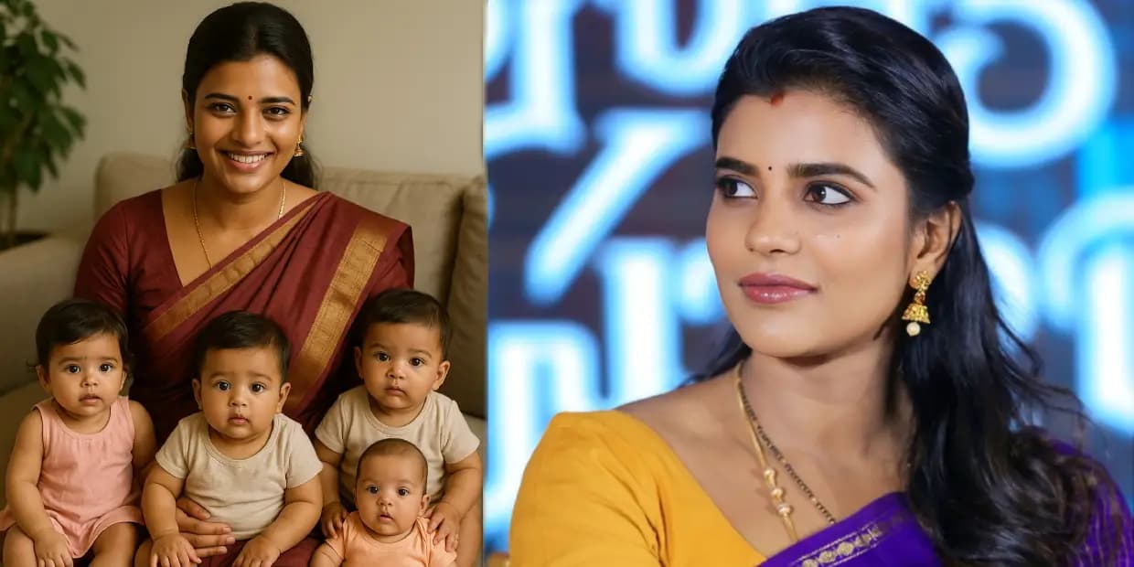 திடீரென 4 குழந்தைகளுக்கு தாயான ஐஸ்வர்யா ராஜேஷ்