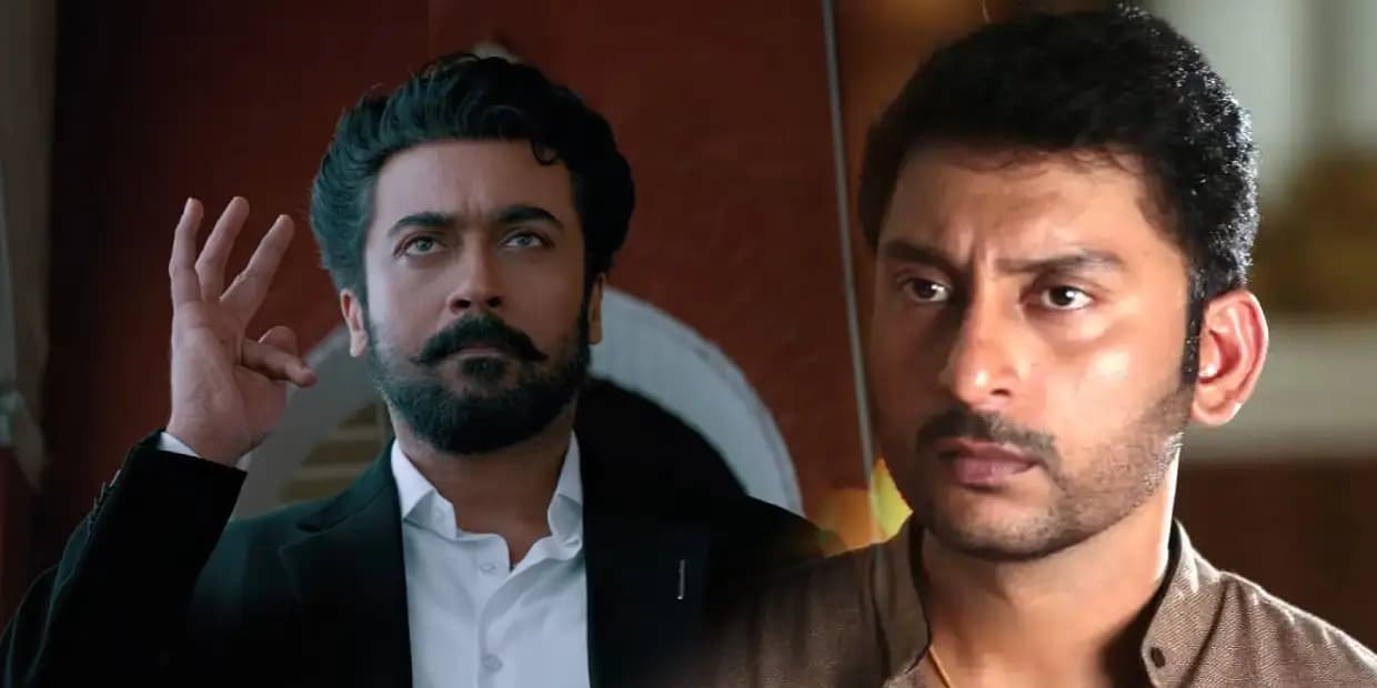 கருப்பு டீசரில் இதெல்லாம் கவனிச்சீங்களா.? பல படங்களை உருட்டிய ஆர்.ஜே பாலாஜி