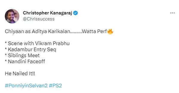 களை கட்டும் சோழர்களின் வரலாறு.. பொன்னியின் செல்வன் 2 எப்படி இருக்கு.? ட்விட்டர் விமர்சனம்