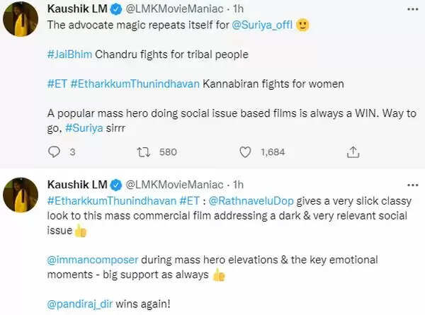 சூர்யாவின் எதற்கும் துணிந்தவன் வெற்றியா தோல்வியா.? சுட சுட வெளிவந்த ட்விட்டர் விமர்சனம்