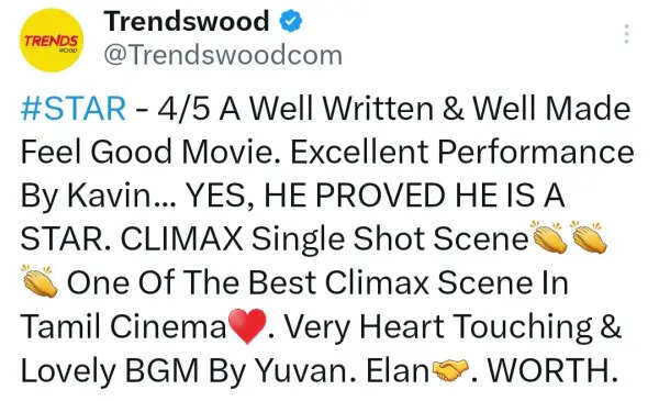 Star Review: ஹாட்ரிக் வெற்றியை தட்டுவாரா கவின்.? ஸ்டார் அனல் பறக்கும் ட்விட்டர் விமர்சனம்